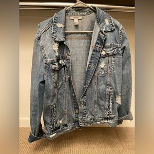 Dark Wash dressed denim jacket